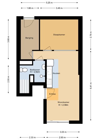 Floorplan - Jan van Zutphenlaan 21, 3555 SM Utrecht